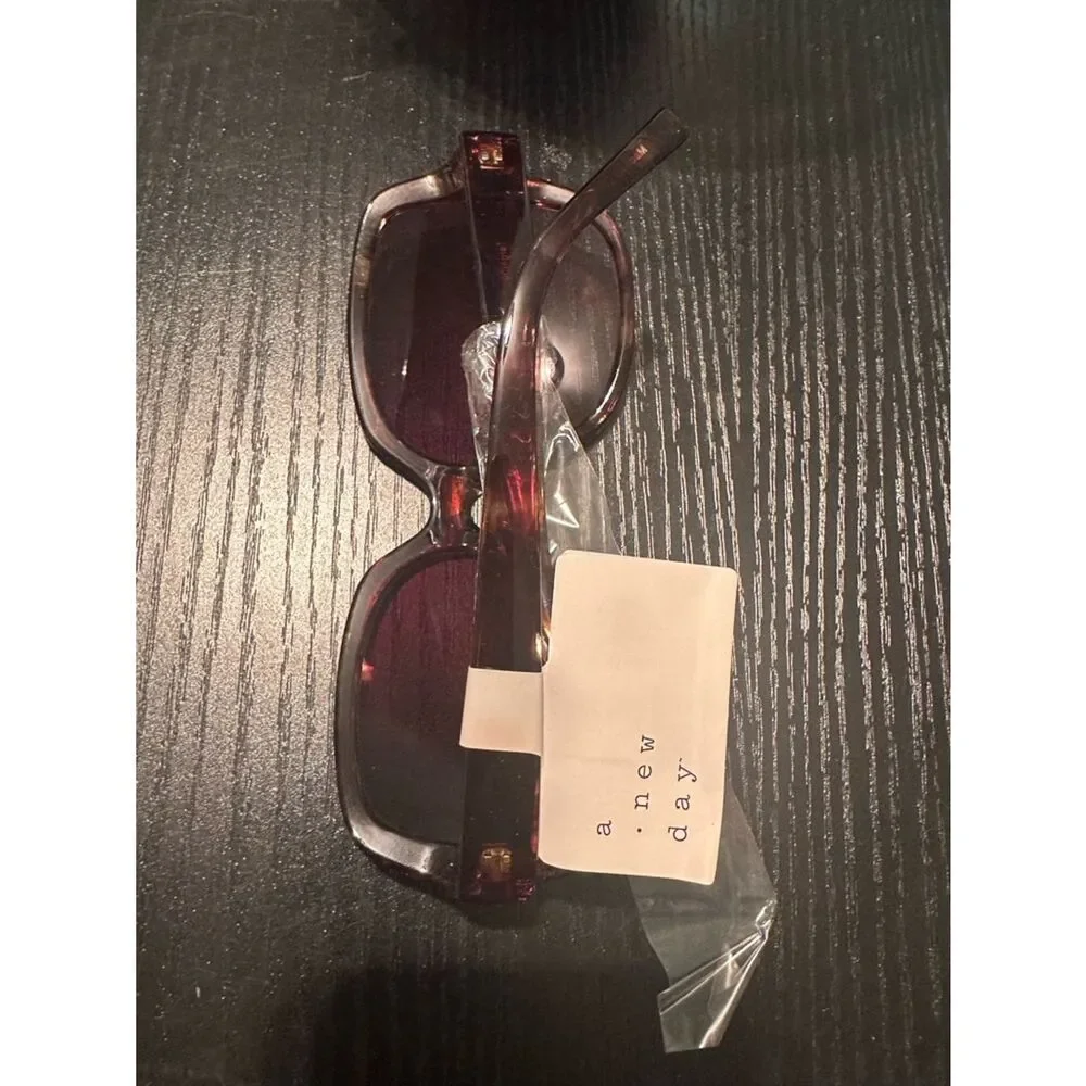 a new day Oversized Tortoiseshell Sunglasses with Gradient Brown Lenses